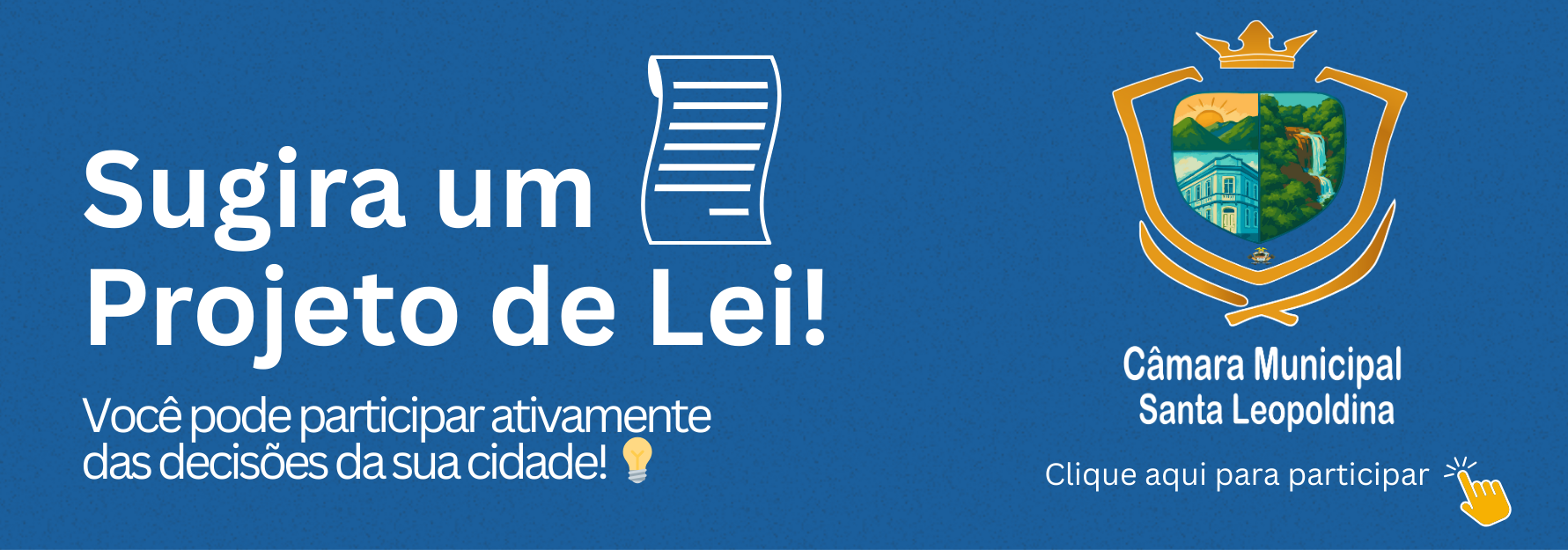 Sugerir projeto de Lei