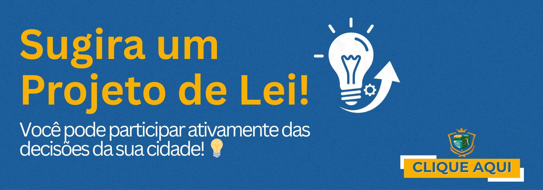 Sugerir projeto de Lei