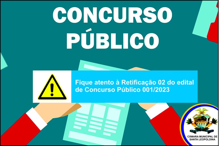 2º RETIFICAÇÃO AO CONCURSO PÚBLICO