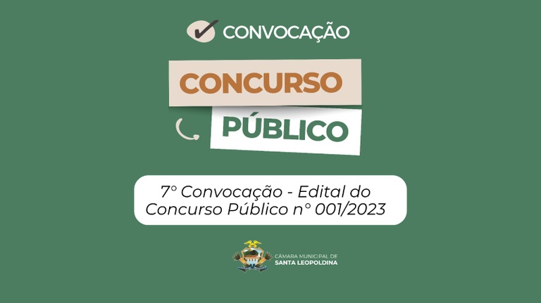 7° Convocação - Edital de Convocação