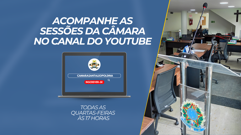 Acompanhe as Sessões da Câmara Municipal