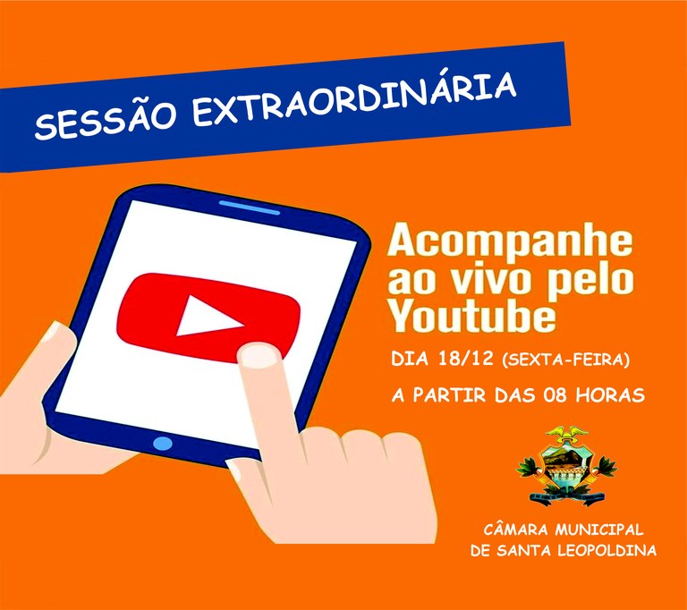 ASSISTA AO VIVO A SESSÃO DA CÂMARA