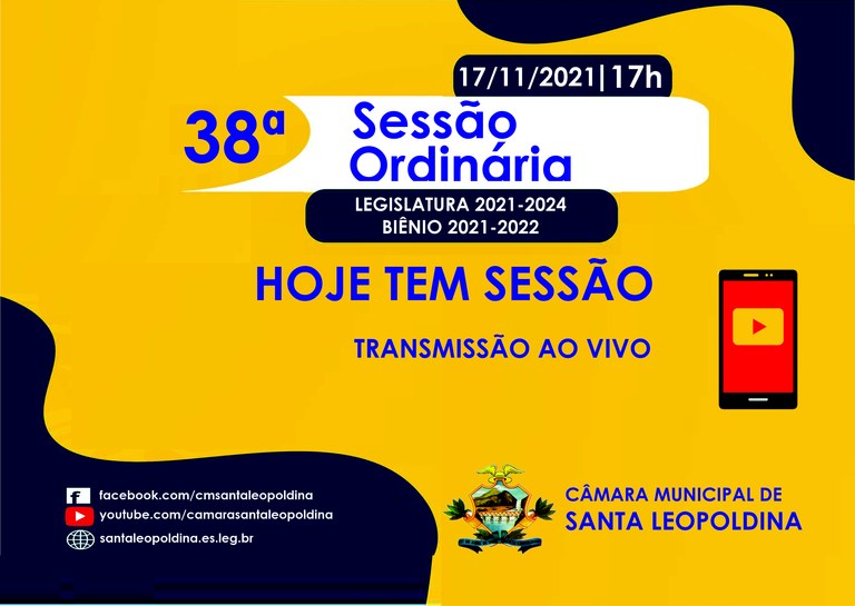 ASSISTA AO VIVO A SESSÃO DA CÂMARA
