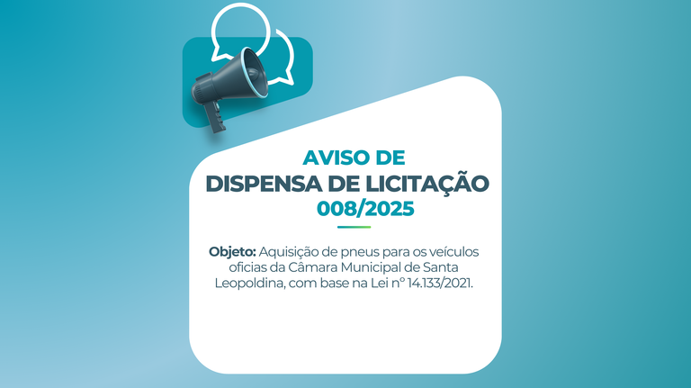 AVISO DE DISPENSA 008/2025