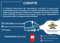Câmara convida população leopoldinense para reunião sobre transporte intermunicipal 