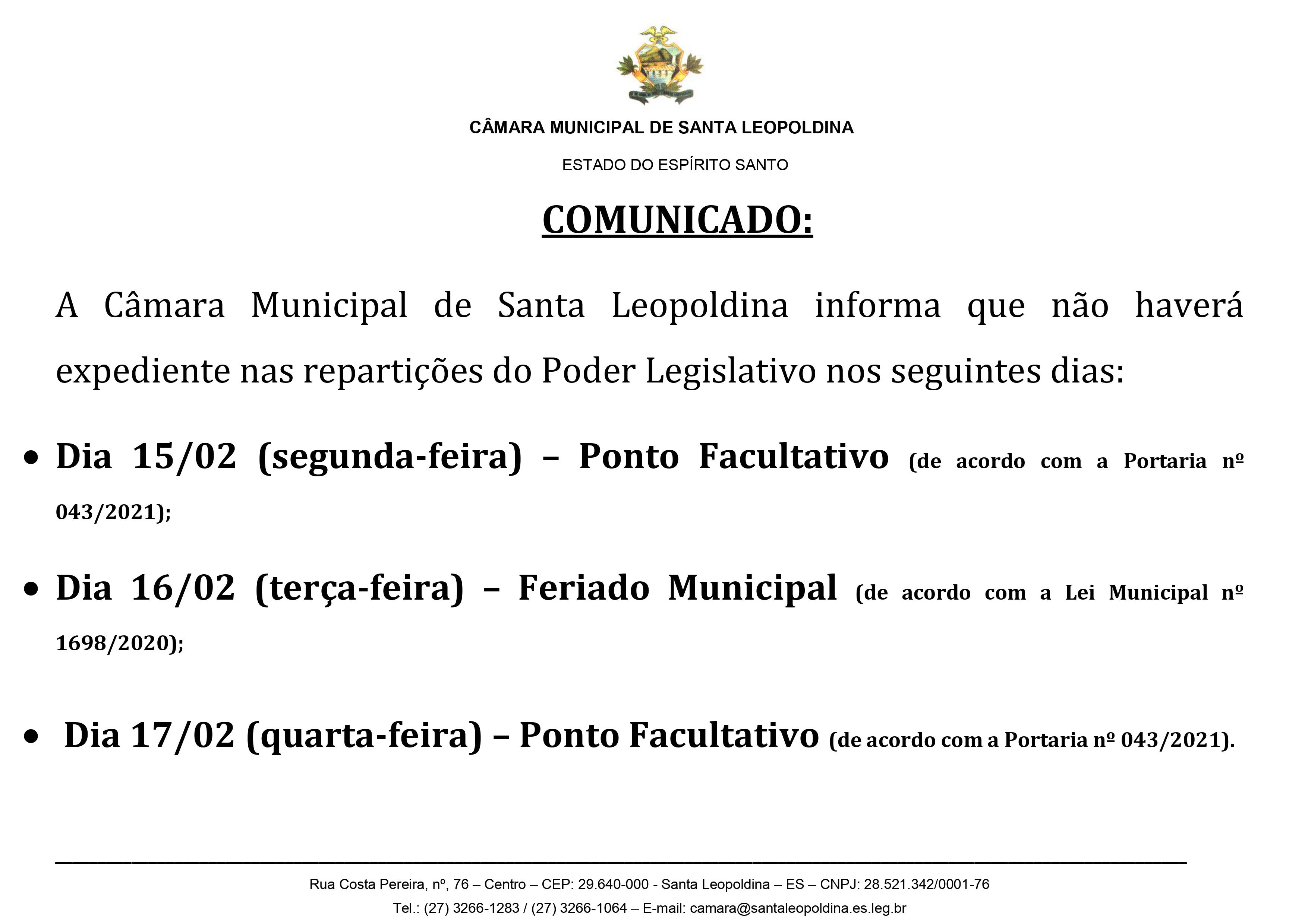 COMUNICADO