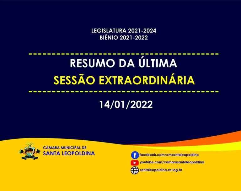 Confira as matérias deliberadas da última Sessão Extraordinária