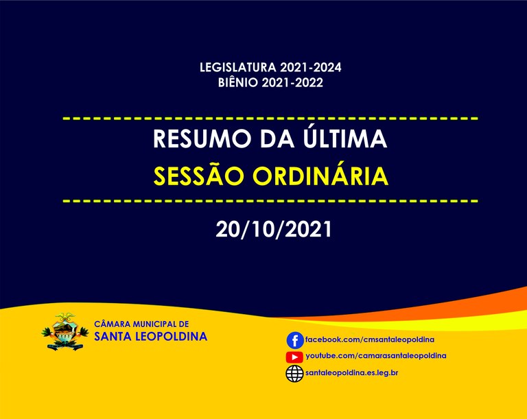 Confira as matérias deliberadas da última sessão ordinária!