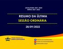 Confira as matérias deliberadas da última sessão ordinária! Confira as matérias deliberadas da última sessão ordinária!