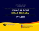 Confira as matérias deliberadas da última sessão ordinária! Confira as matérias deliberadas da última sessão ordinária!