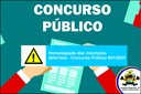 HOMOLOGAÇÃO DAS INSCRIÇÕES DEFERIDAS!