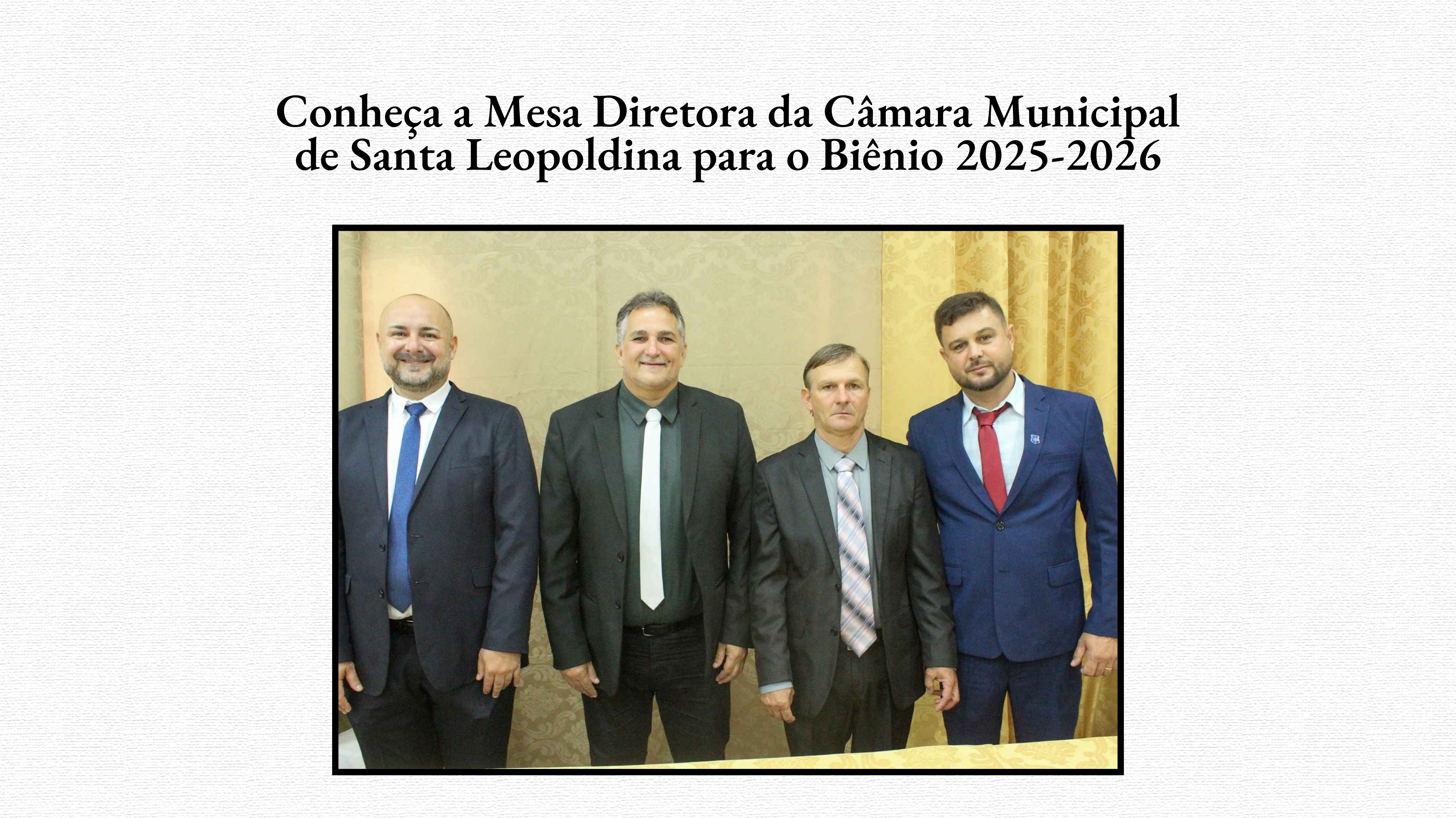 Mesa Diretora Biênio 2025-2026