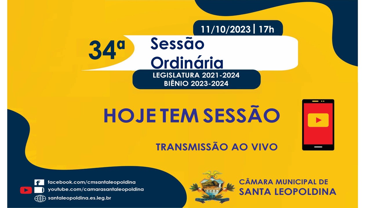 ASSISTA AO VIVO A SESSÃO DA CÂMARA
