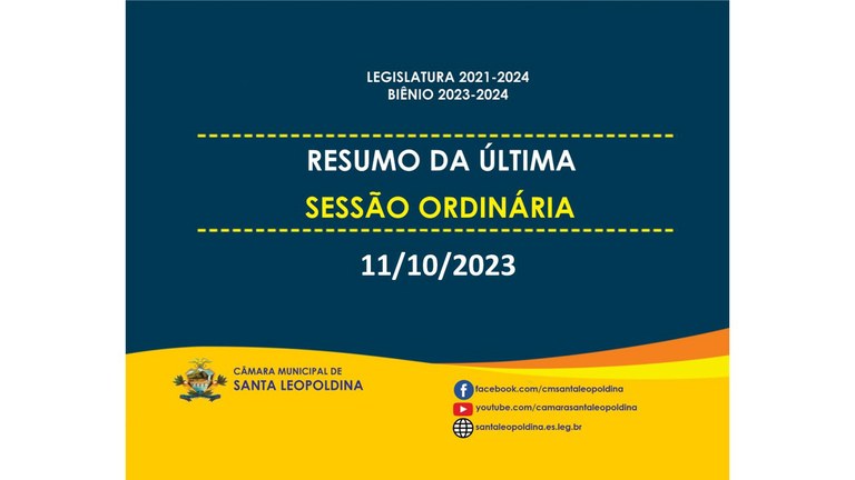 Confira as matérias deliberadas da última sessão ordinária!