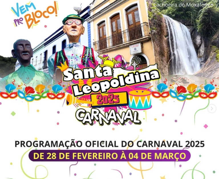 Programação do Carnaval 2025