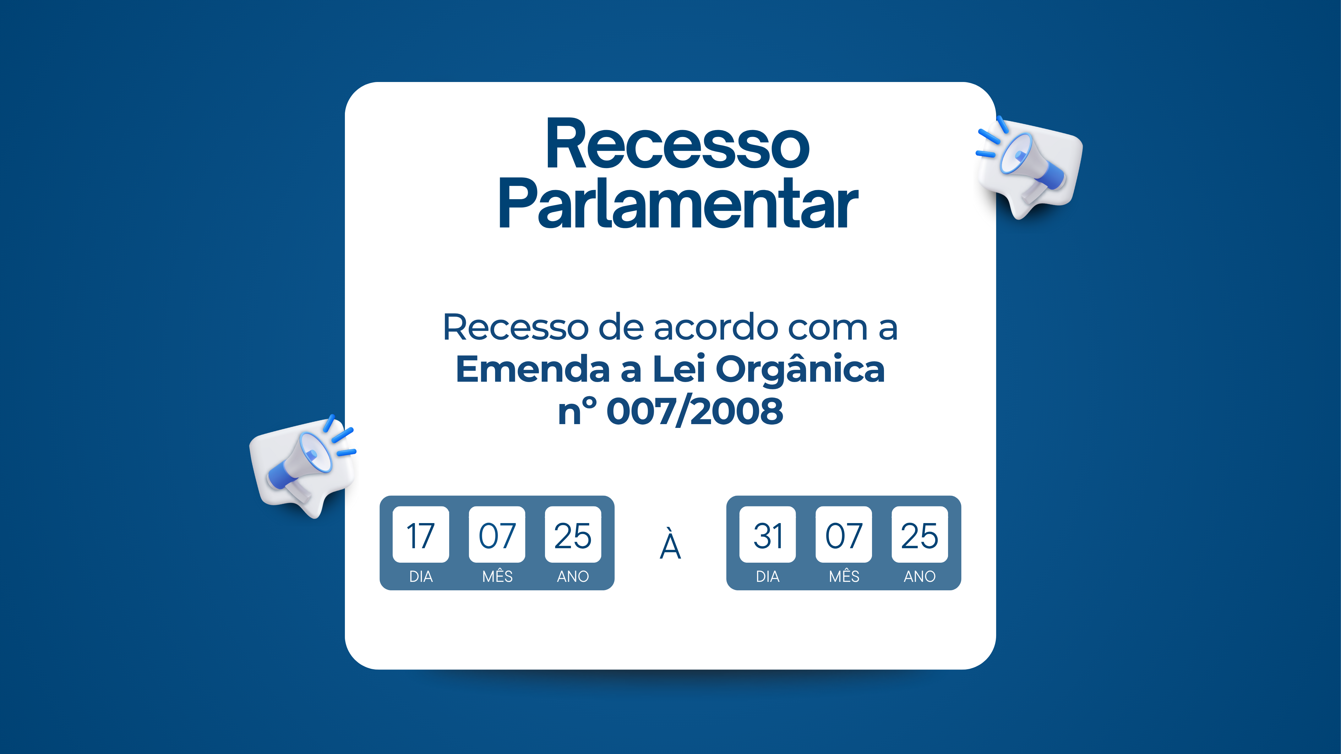 Recesso Parlamentar