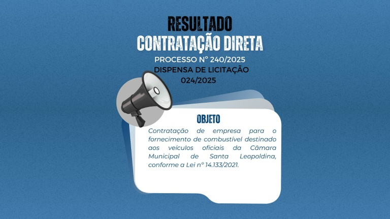 Resultado de Dispensa 024/2025