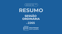 Resumo Sessão Ordinária 2265º
