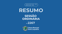 Resumo Sessão Ordinária 2267º
