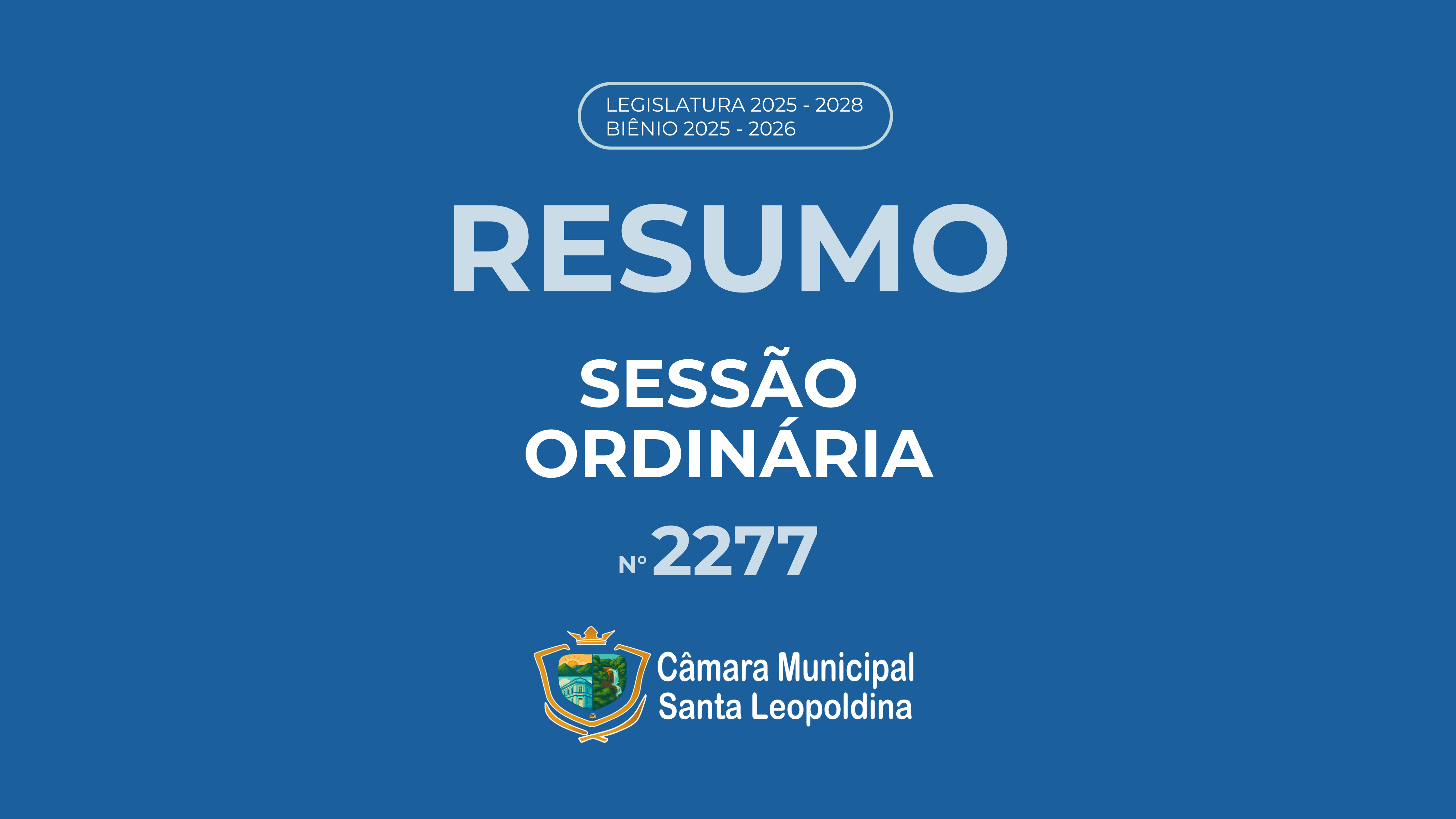 Resumo Sessão Ordinária 2277º