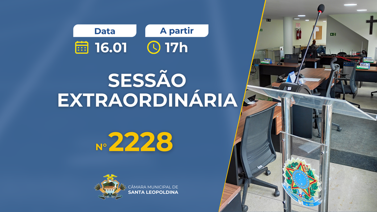 Sessão Extraordinária 2228ª