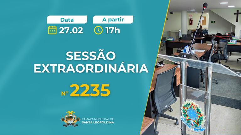 Sessão Extraordinária 2235ª