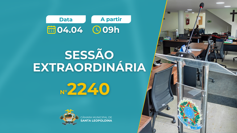 Sessão Extraordinária 2240ª