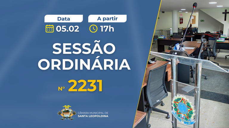 Sessão Ordinária 2231ª