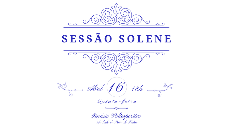 Sessão Solene 16 de abril